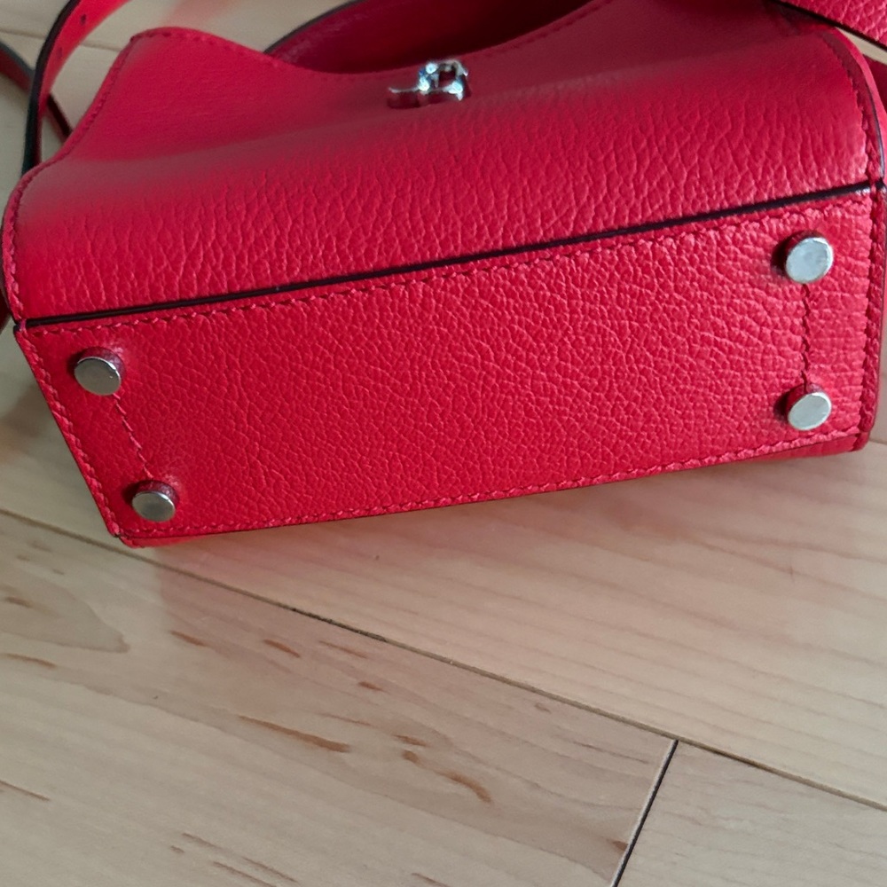 Jimmy Choo Vibrant Red Crossbody Bag - Picture 4 of 5